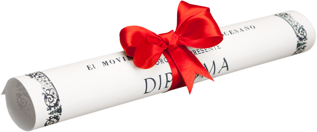 Diploma Certificate with Ribbon